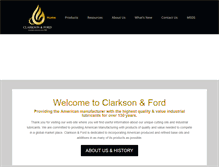 Tablet Screenshot of clarksonandford.com